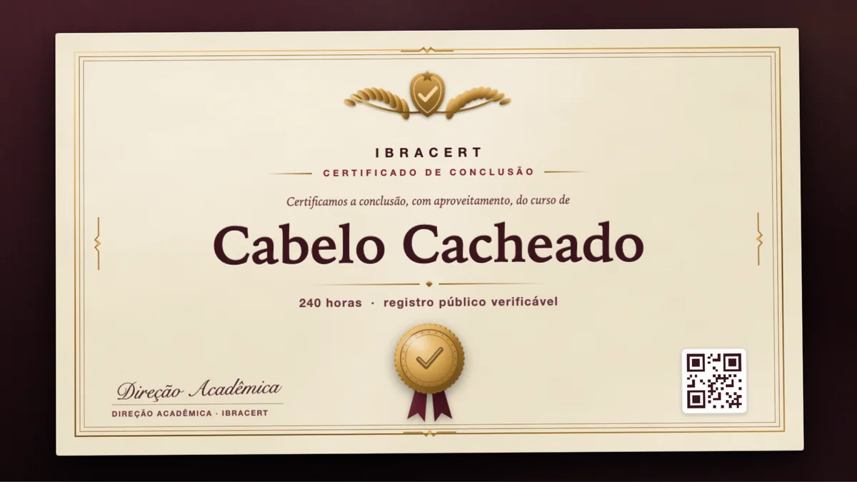 Capa do curso Cabelo Cacheado
