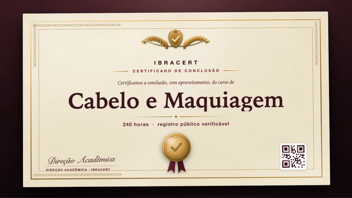 Capa do curso Cabelo e Maquiagem