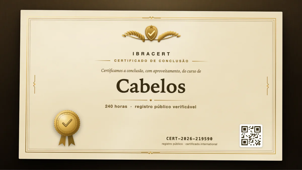 Capa do curso Cabelos