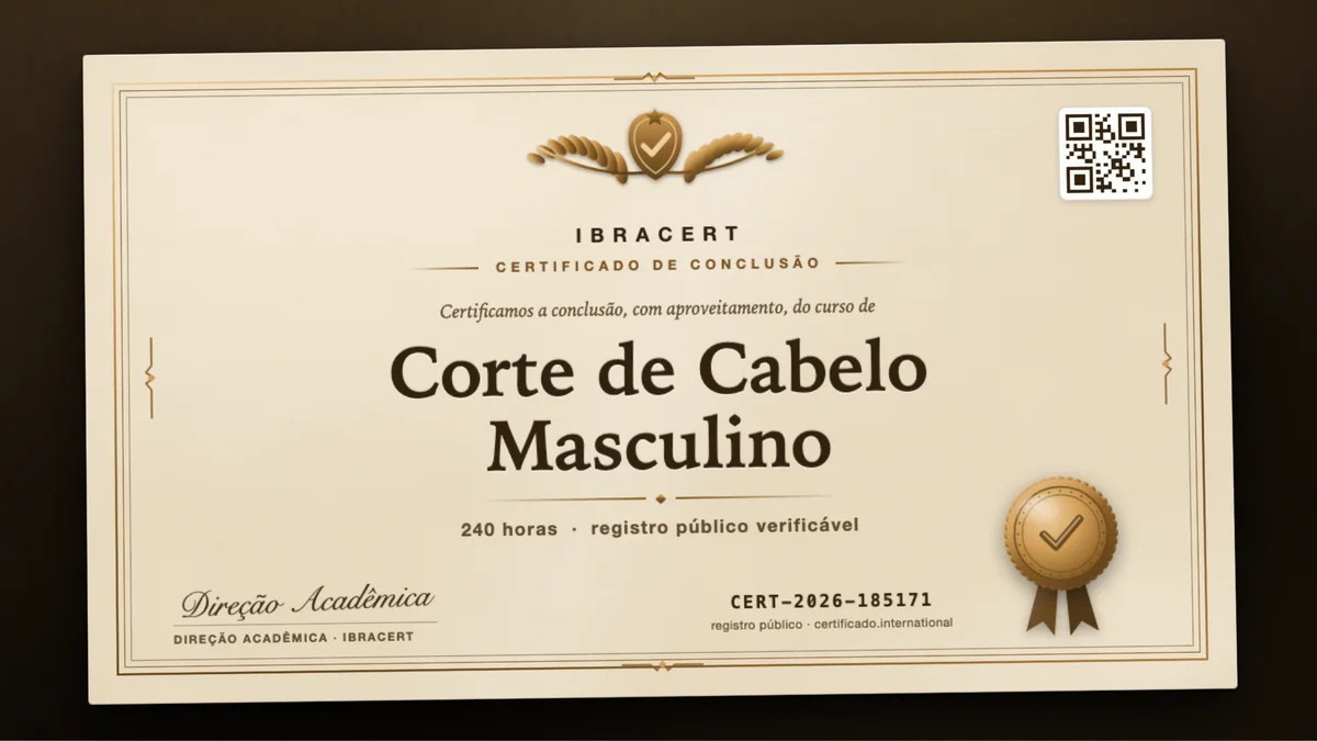 Capa do curso Corte de Cabelo Masculino