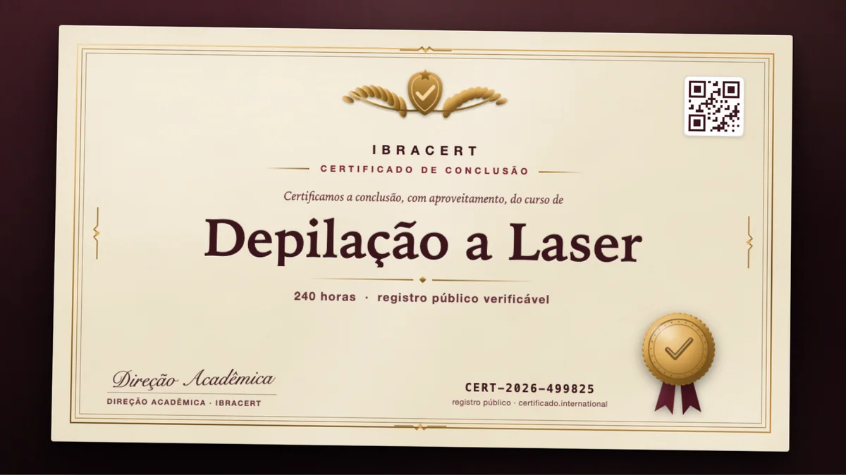 Capa do curso Depilação a Laser