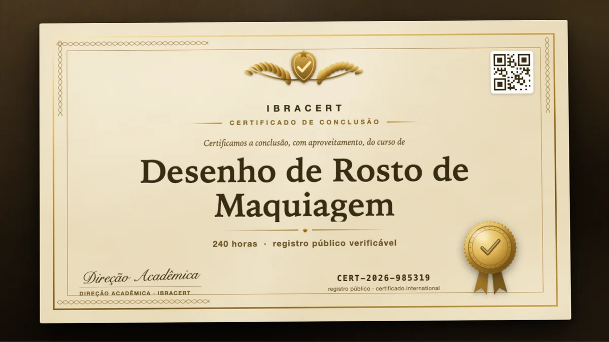 Capa do curso Desenho de Rosto de Maquiagem