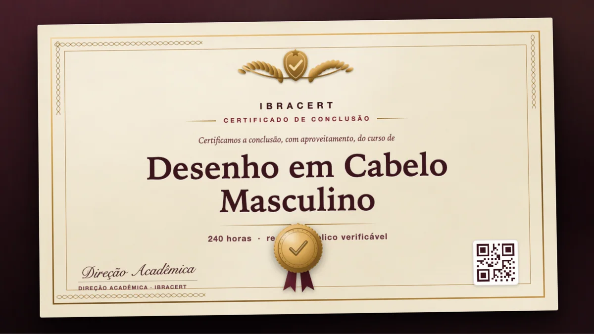 Capa do curso Desenho em Cabelo Masculino