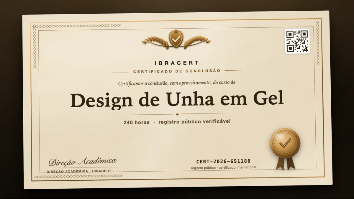 Capa do curso Design de Unha em Gel