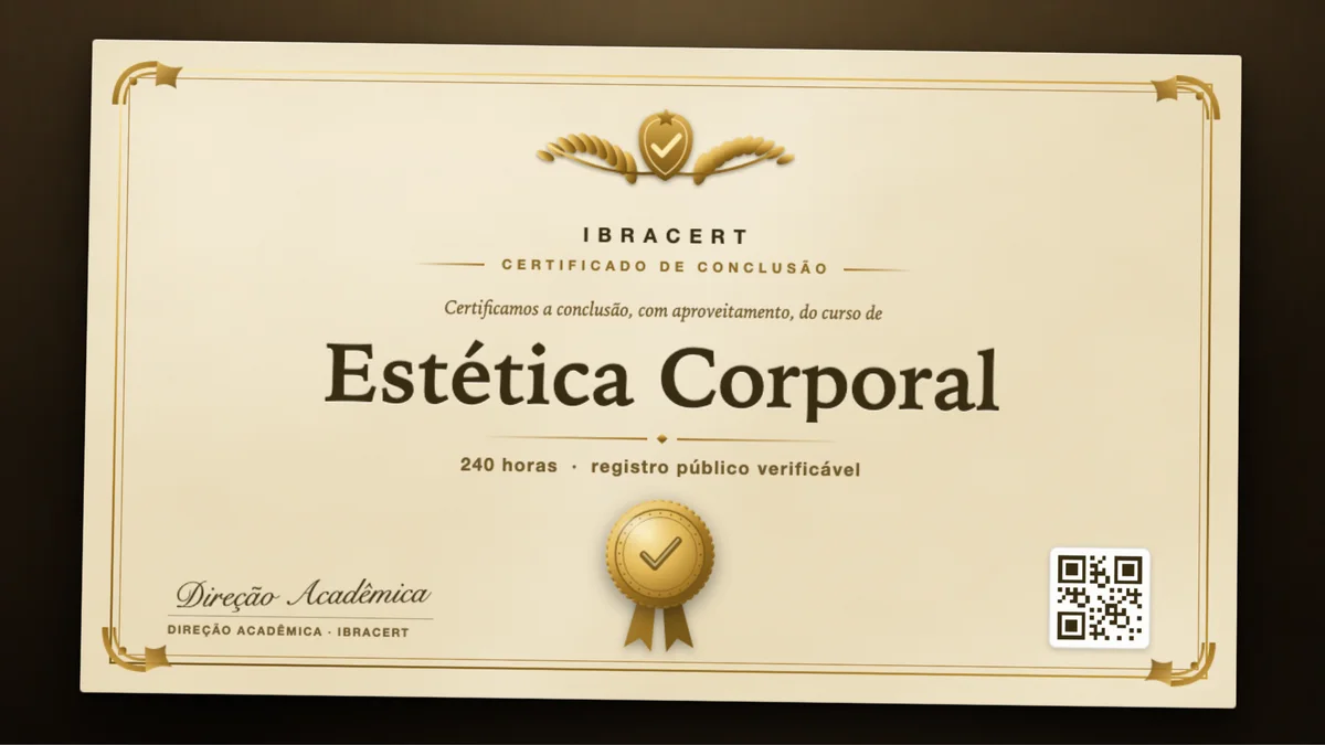 Capa do curso Estética Corporal