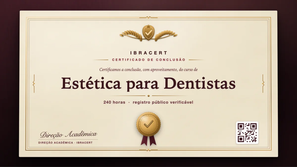 Capa do curso Estética para Dentistas