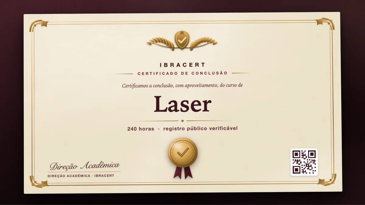 Capa do curso Laser