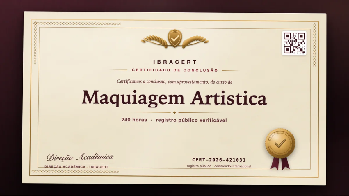 Capa do curso Maquiagem Artistica