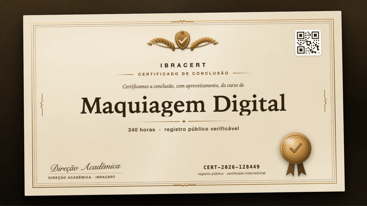 Capa do curso Maquiagem Digital