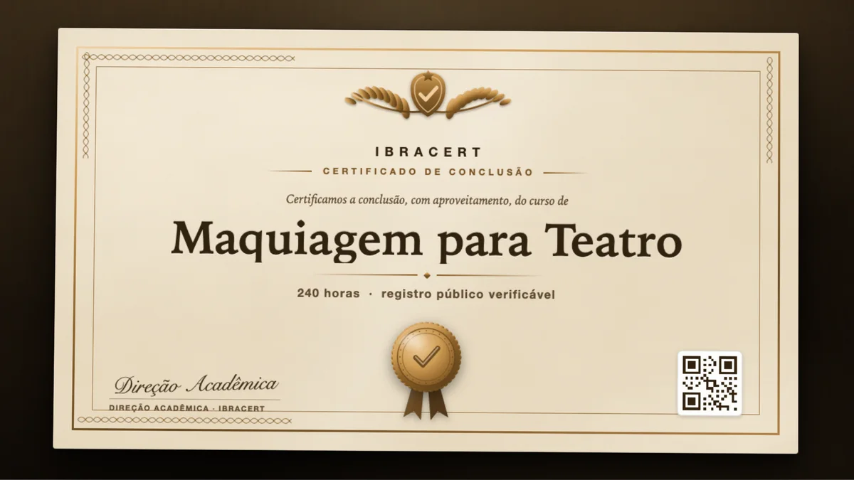 Capa do curso Maquiagem para Teatro