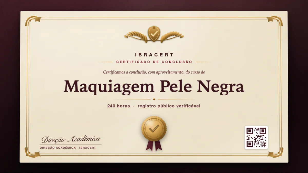 Capa do curso Maquiagem Pele Negra