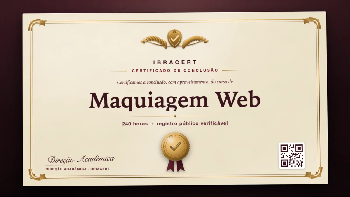 Capa do curso Maquiagem Web