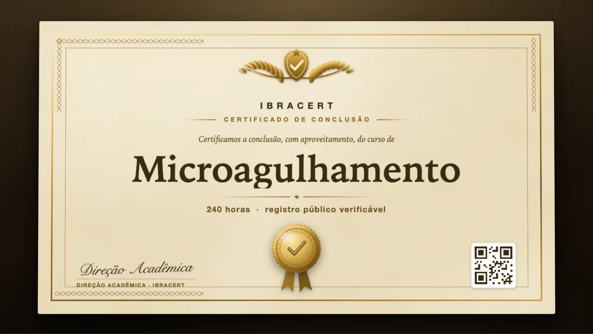 Capa do curso Microagulhamento