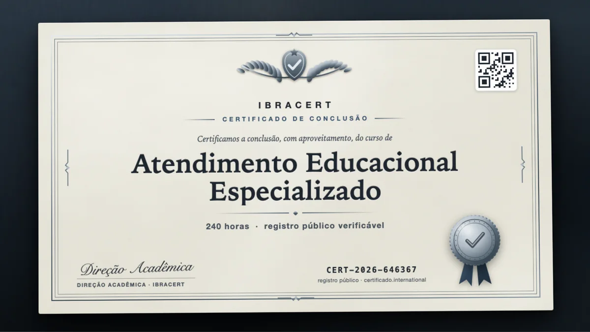 Capa do curso Atendimento Educacional Especializado