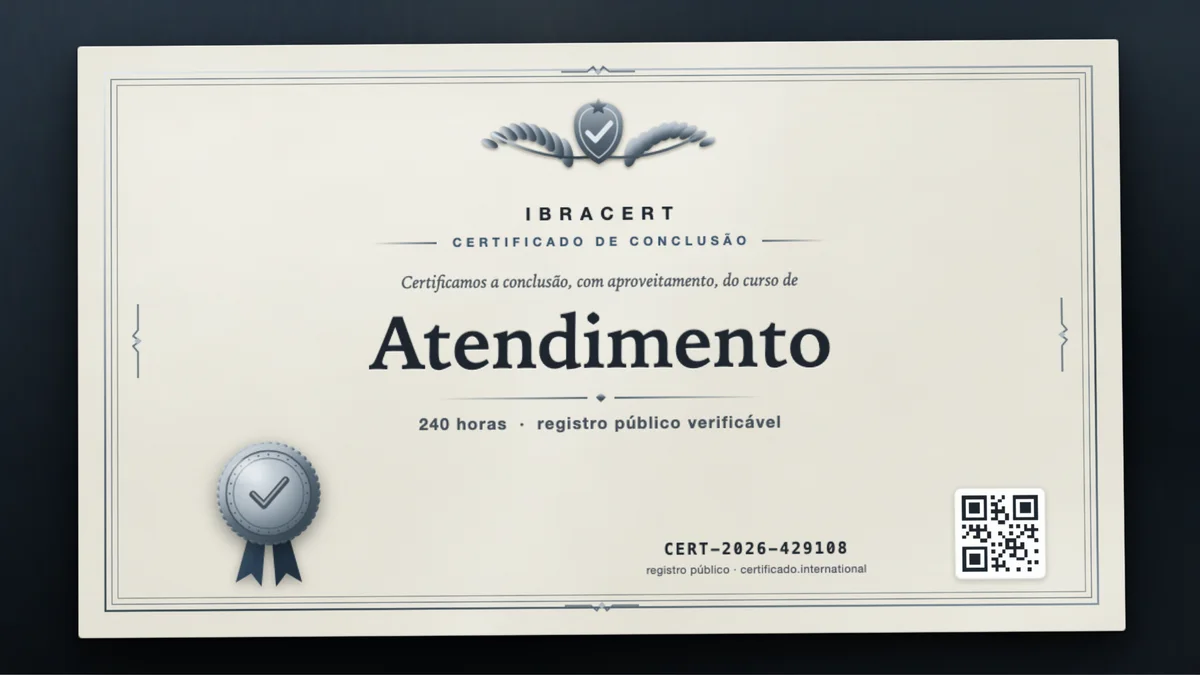 Capa do curso Atendimento