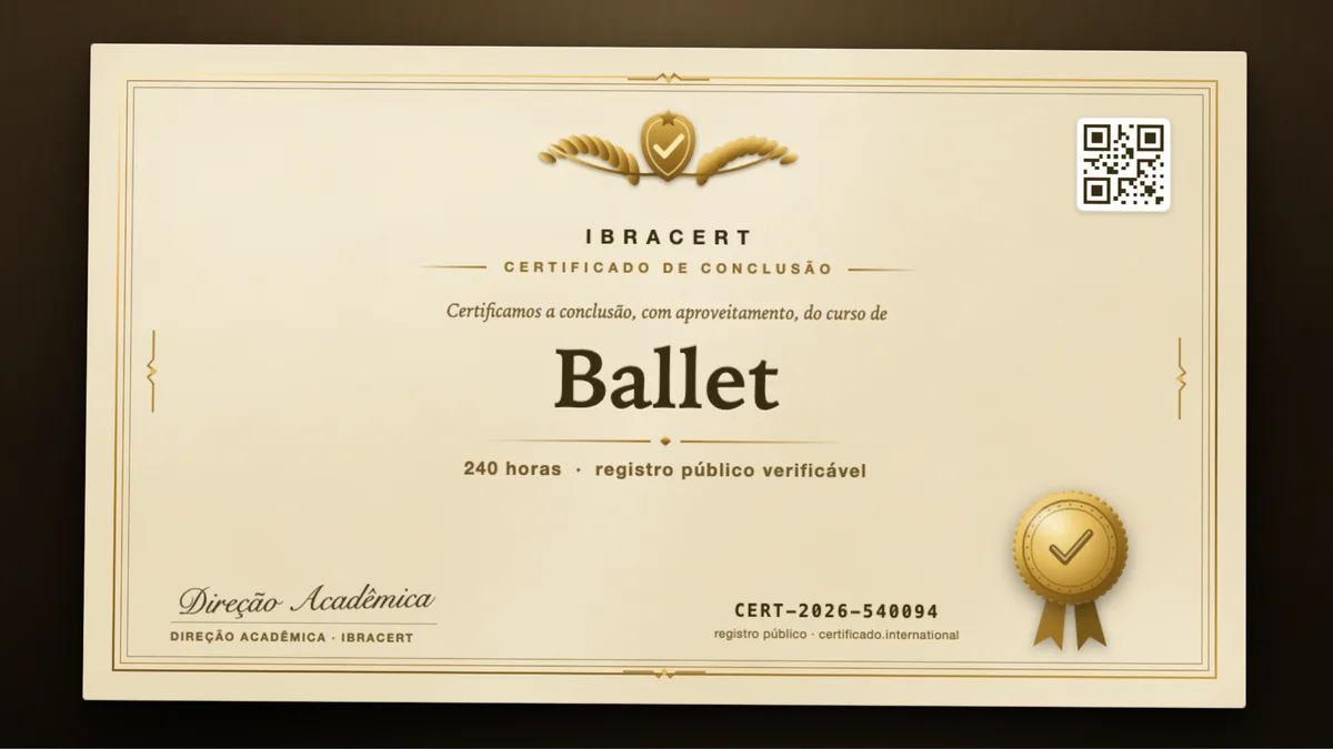 Capa do curso Ballet