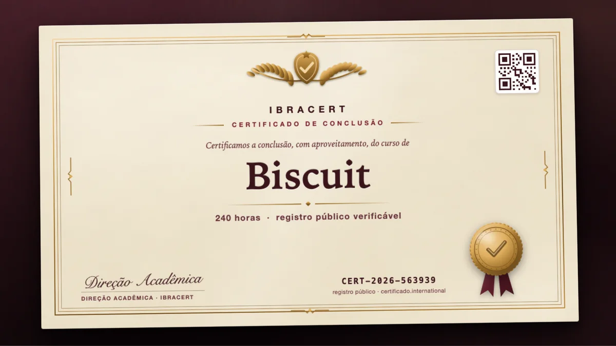 Capa do curso Biscuit