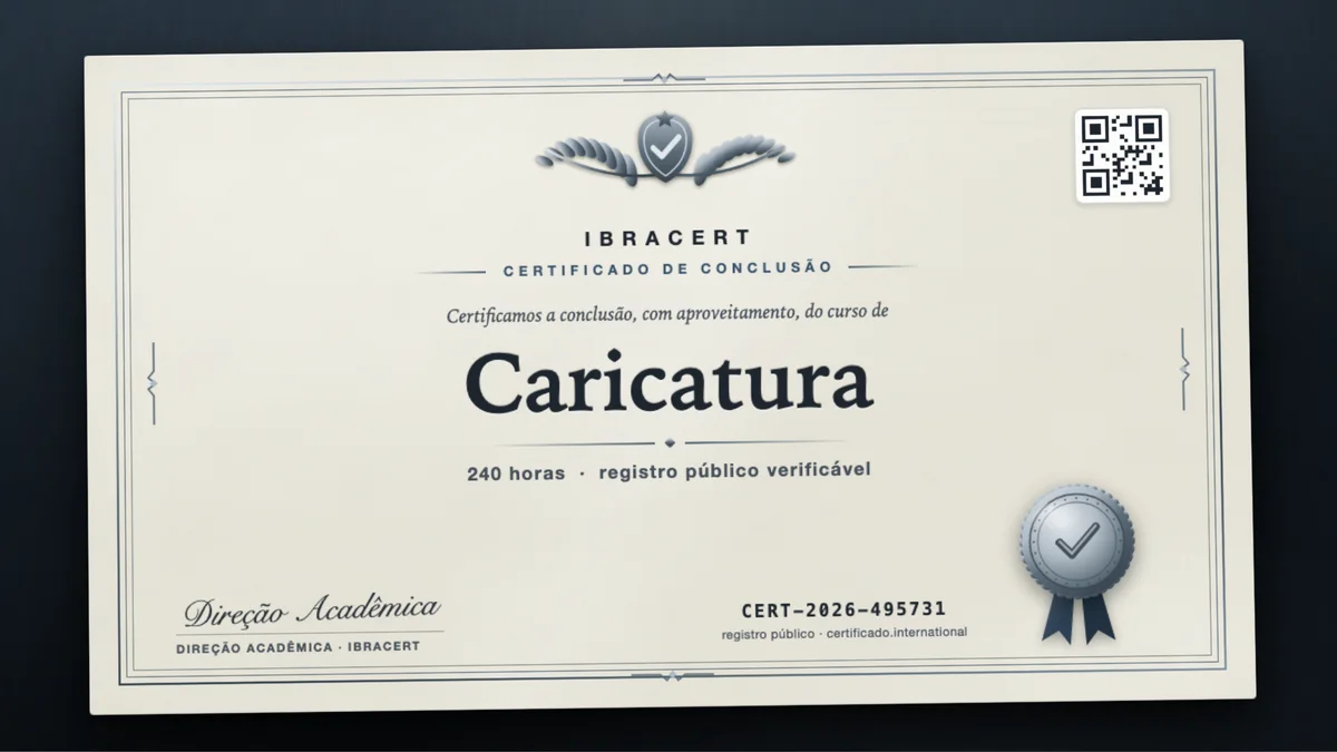 Capa do curso Caricatura