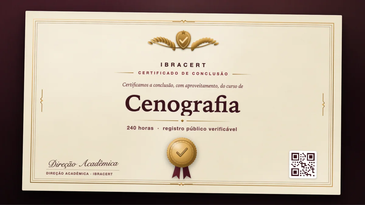 Capa do curso Cenografia