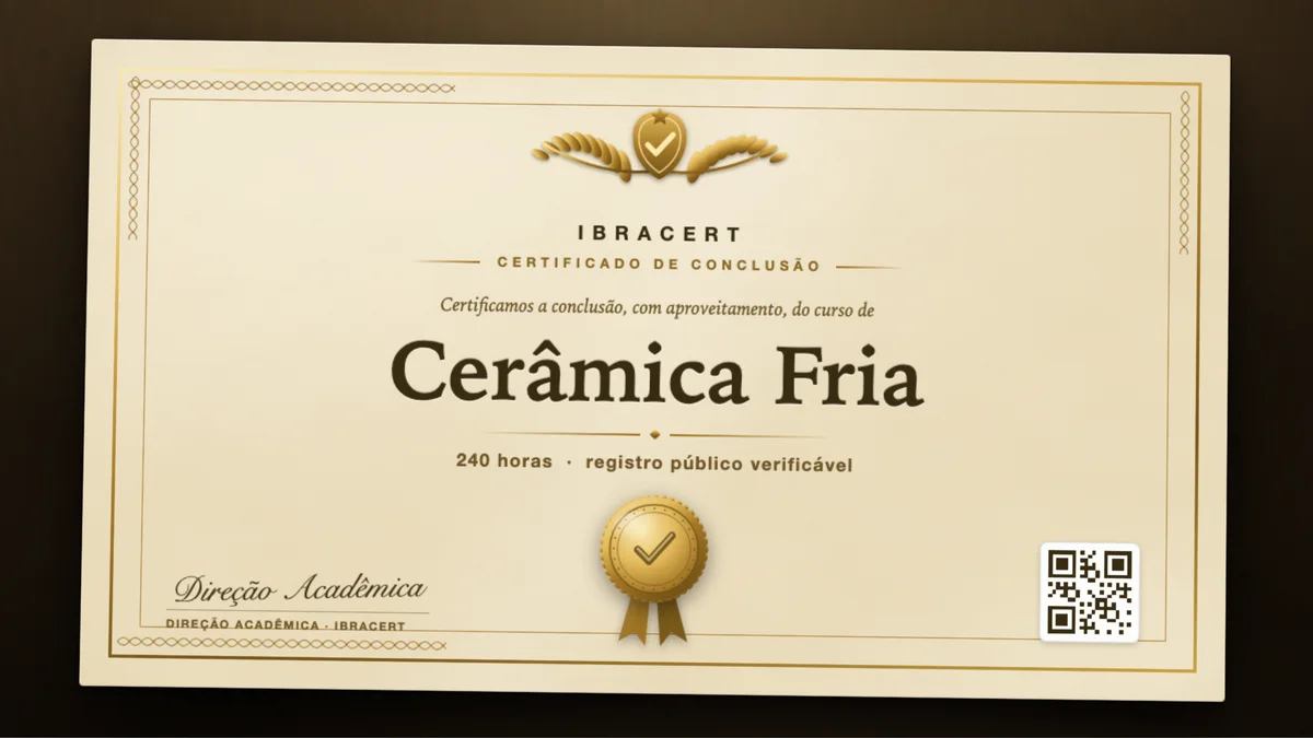Capa do curso Cerâmica Fria