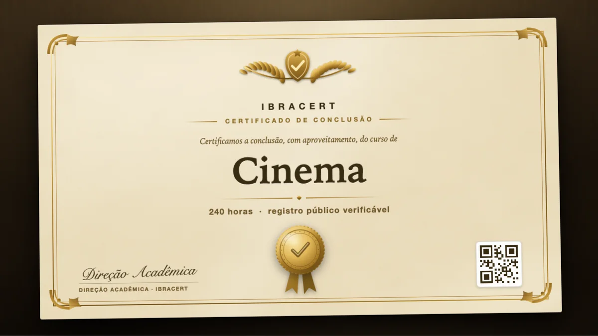 Capa do curso Cinema