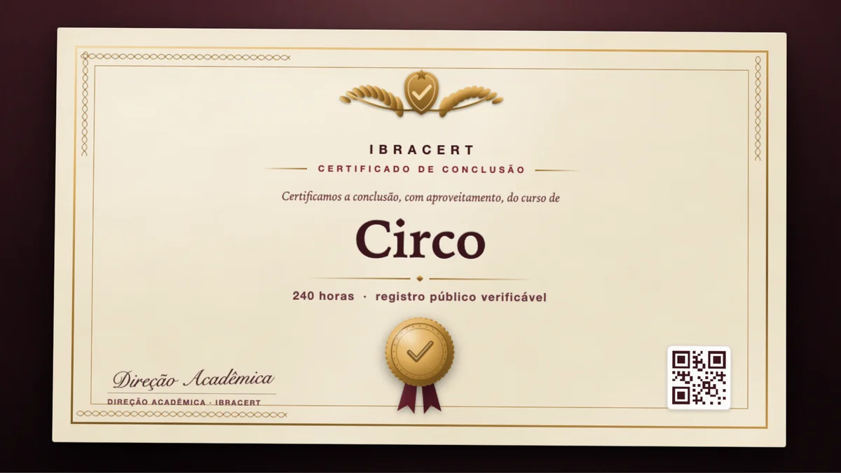 Capa do curso Circo