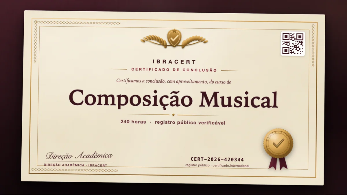 Capa do curso Composição Musical