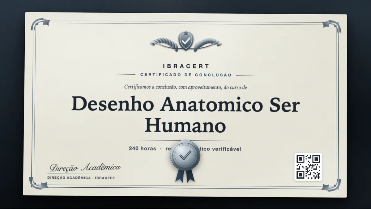 Capa do curso Desenho Anatomico Ser Humano