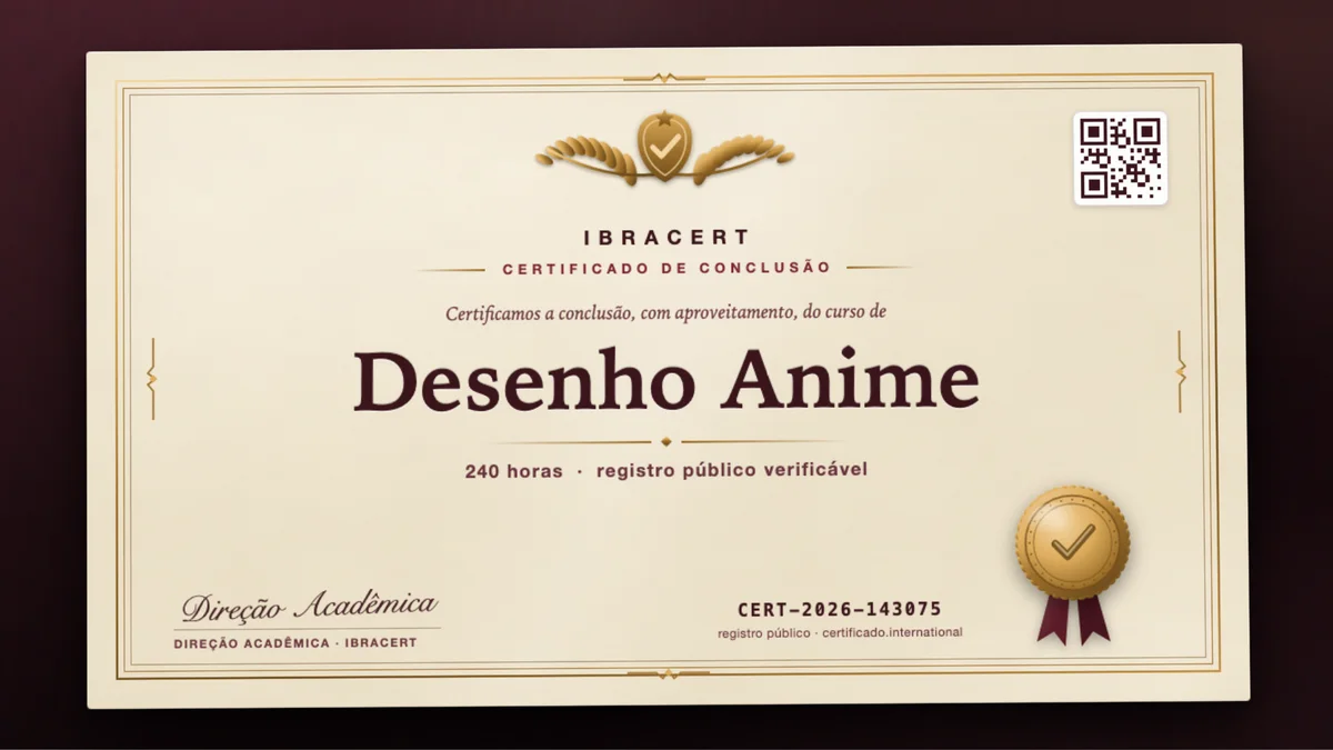 Capa do curso Desenho Anime