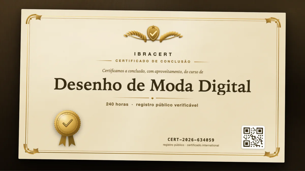 Capa do curso Desenho de Moda Digital