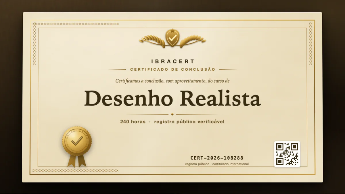 Capa do curso Desenho Realista