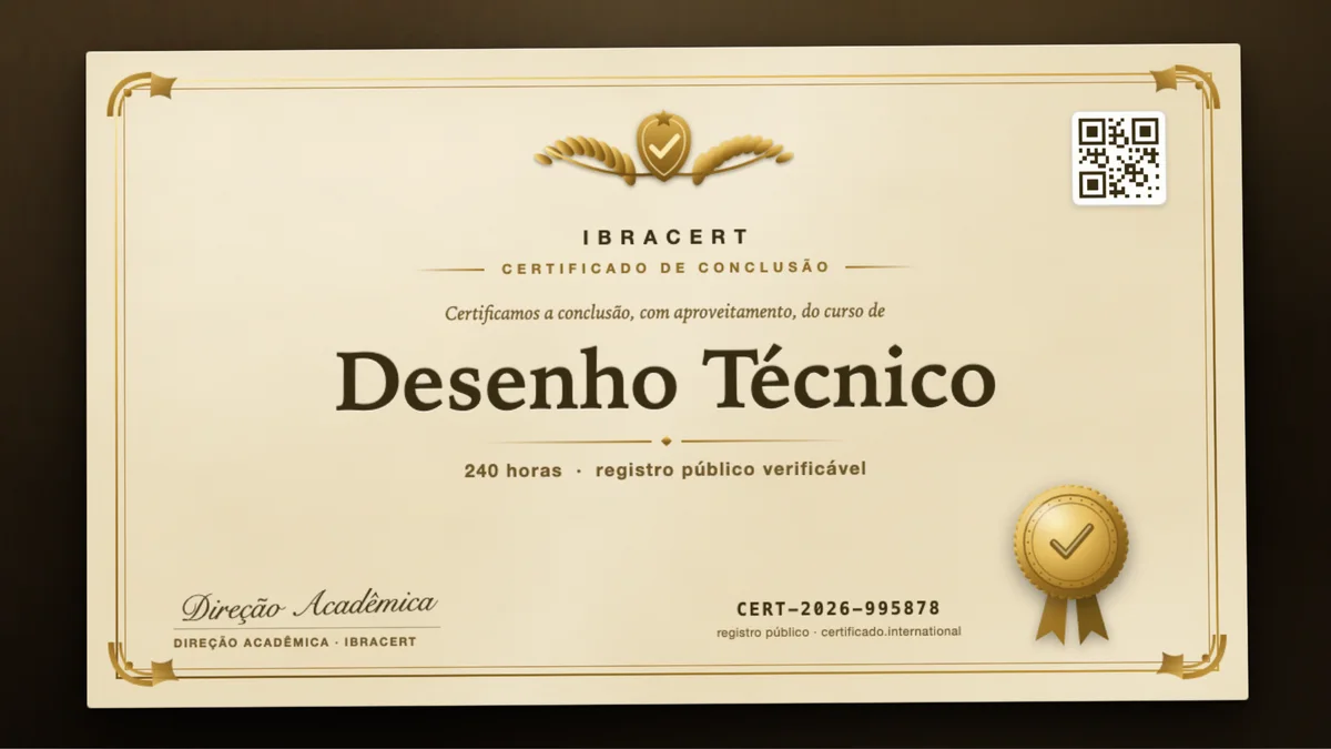 Capa do curso Desenho Técnico