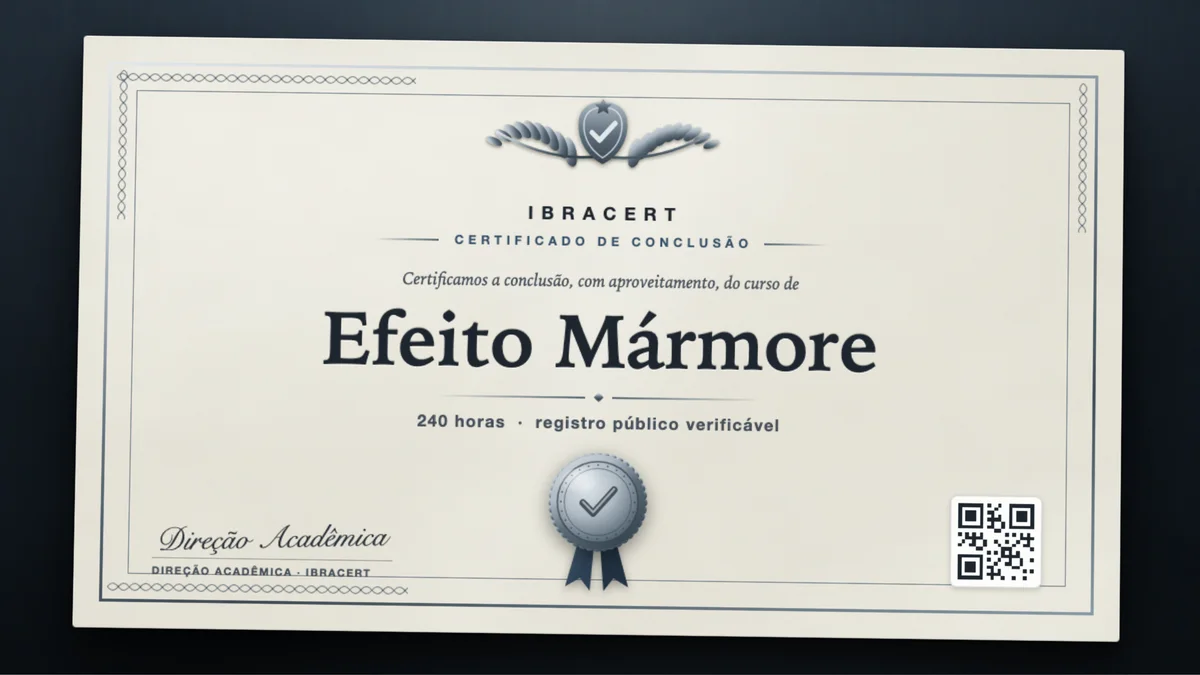 Capa do curso Efeito Mármore