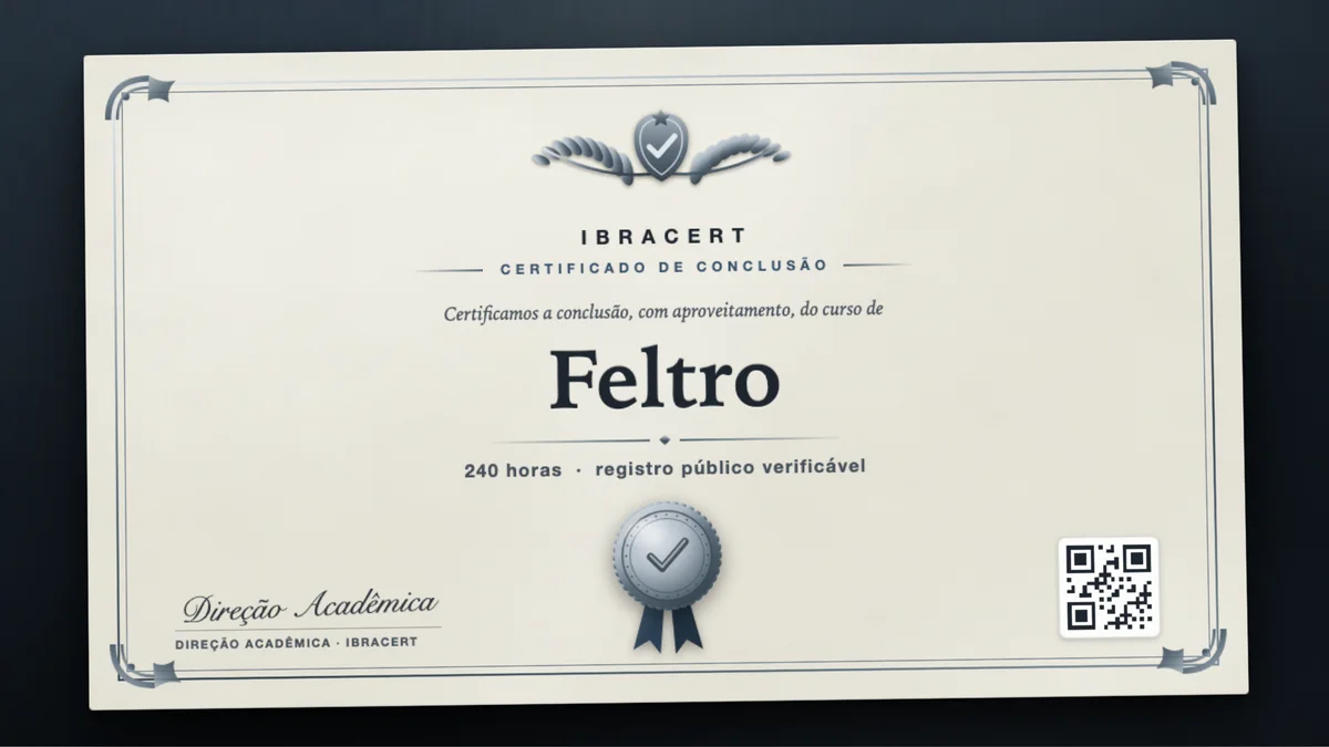 Capa do curso Feltro