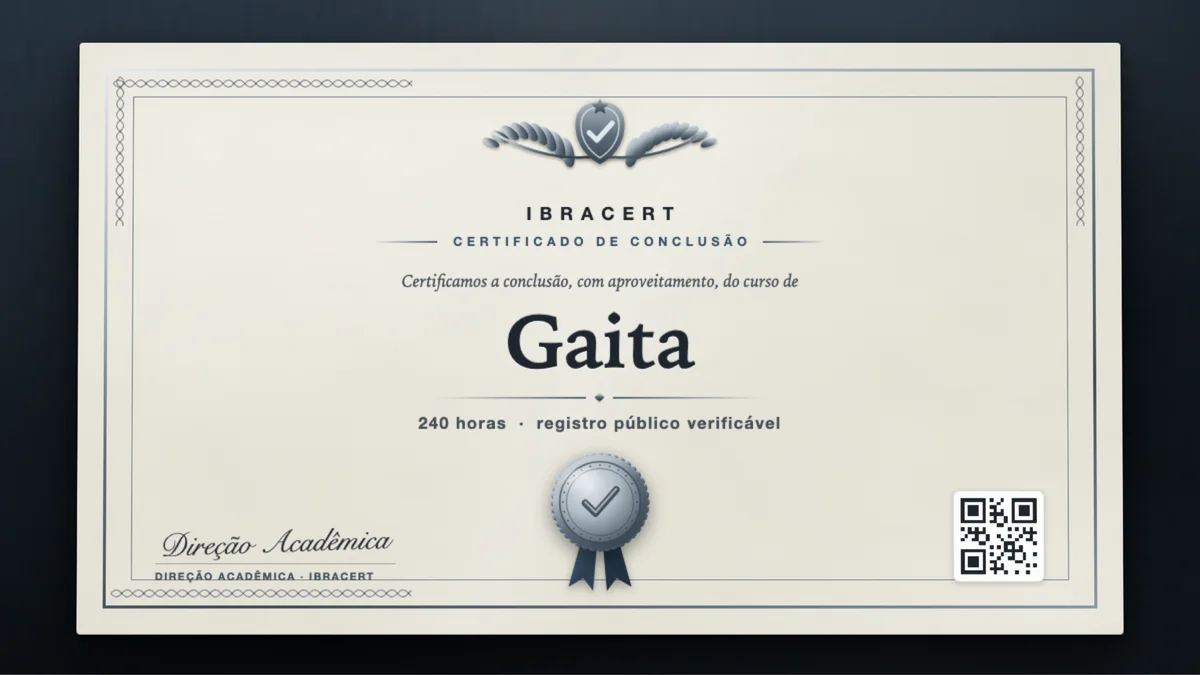 Capa do curso Gaita