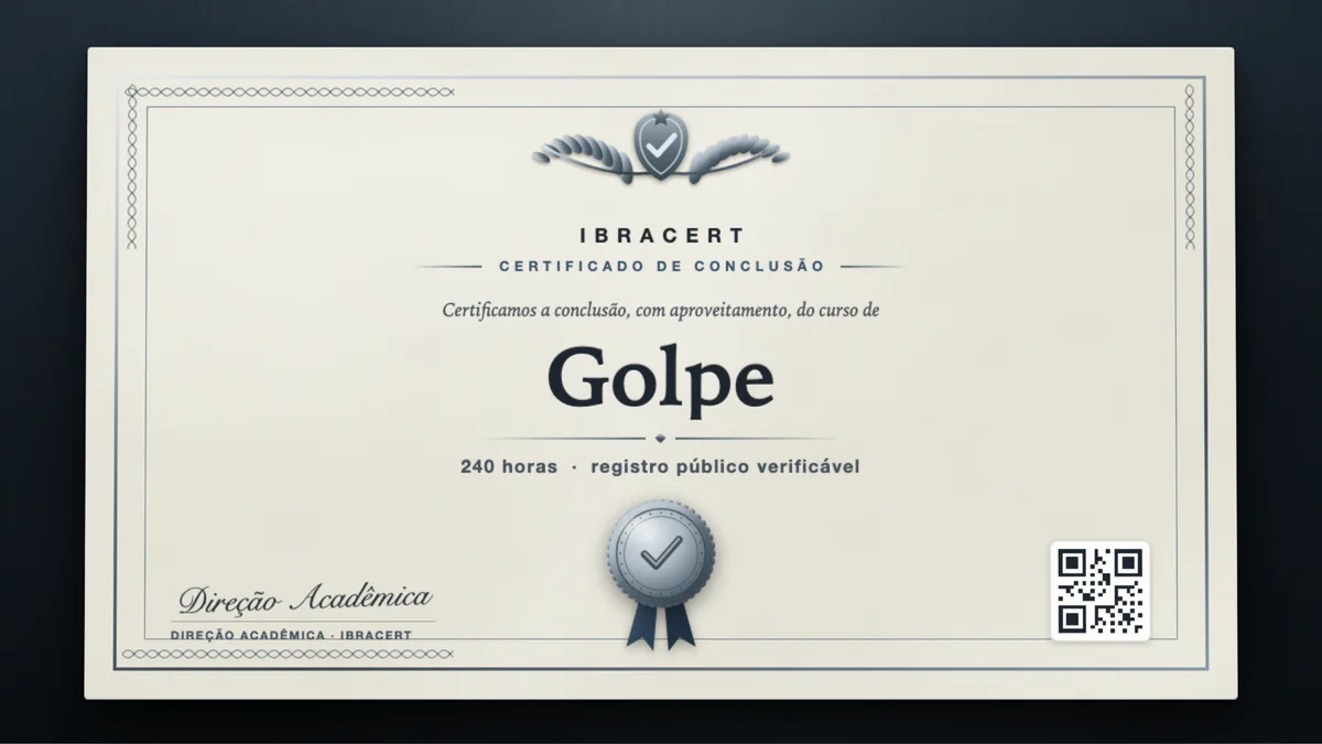 Capa do curso Golpe