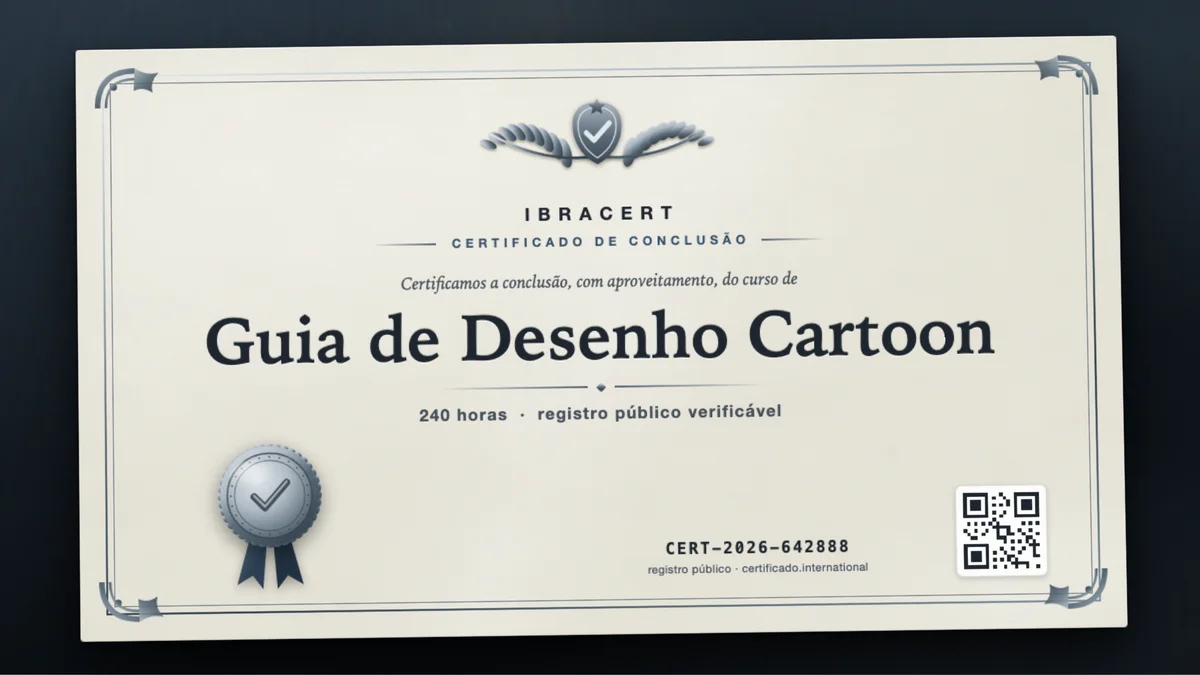 Capa do curso Guia de Desenho Cartoon