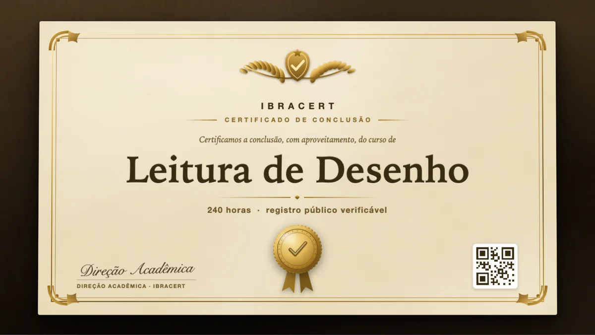 Capa do curso Leitura de Desenho