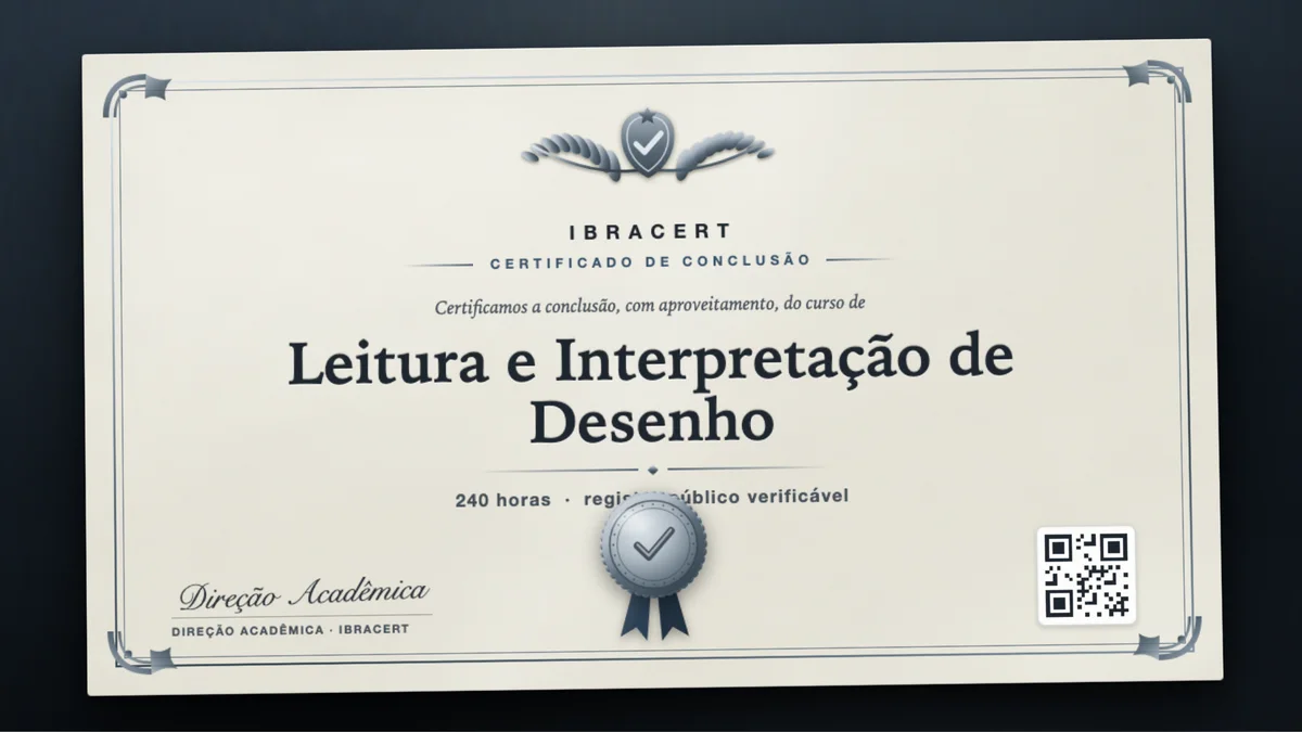 Capa do curso Leitura e Interpretação de Desenho