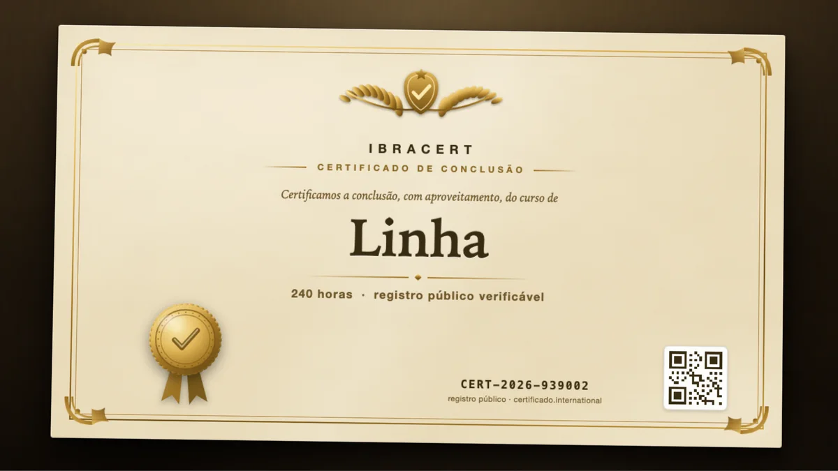 Capa do curso Linha