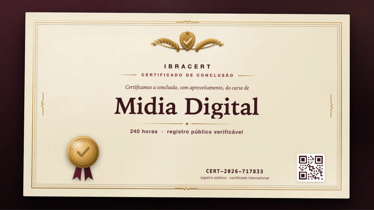 Capa do curso Midia Digital