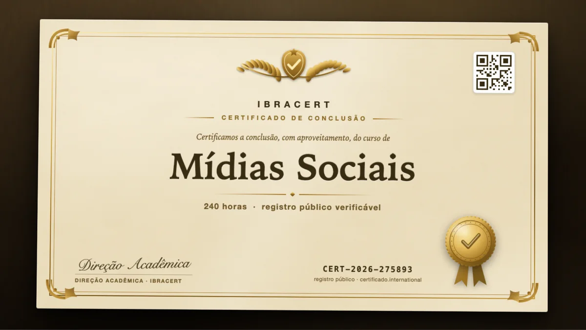 Capa do curso Mídias Sociais