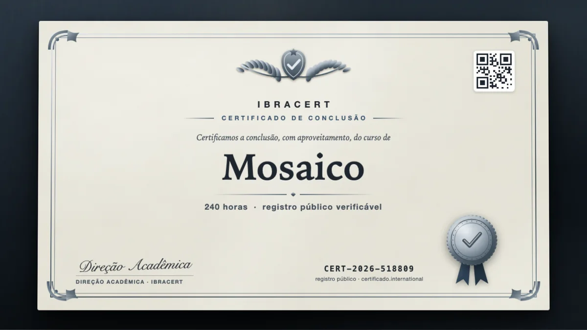 Capa do curso Mosaico