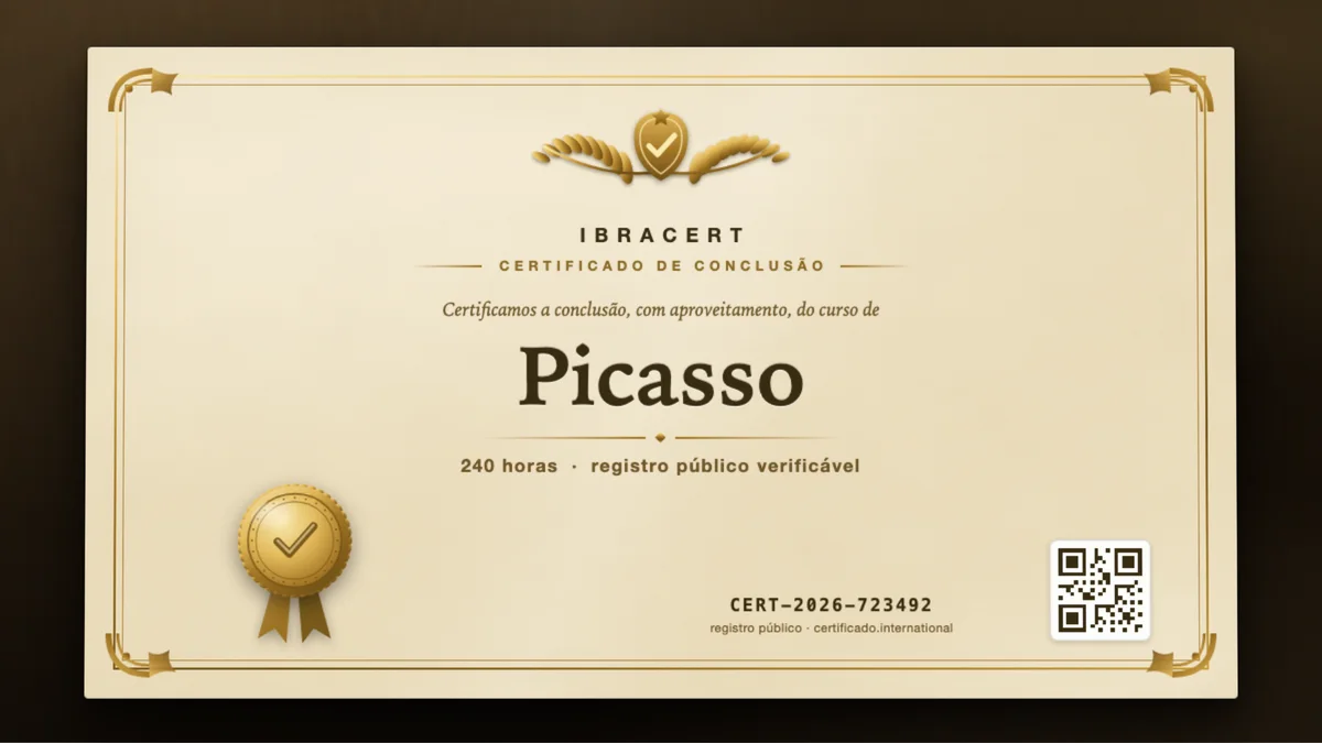 Capa do curso Picasso
