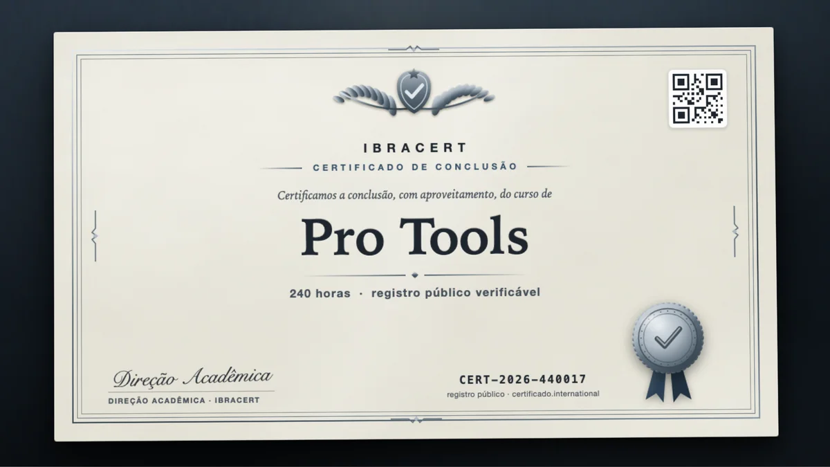 Capa do curso Pro Tools