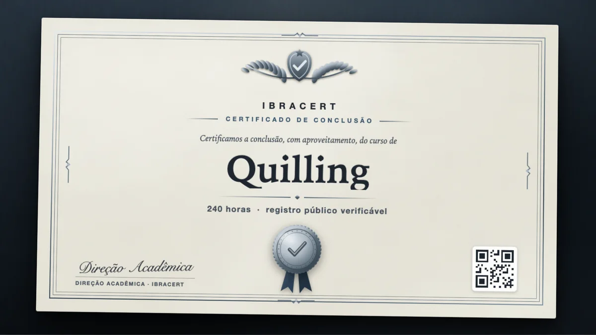Capa do curso Quilling