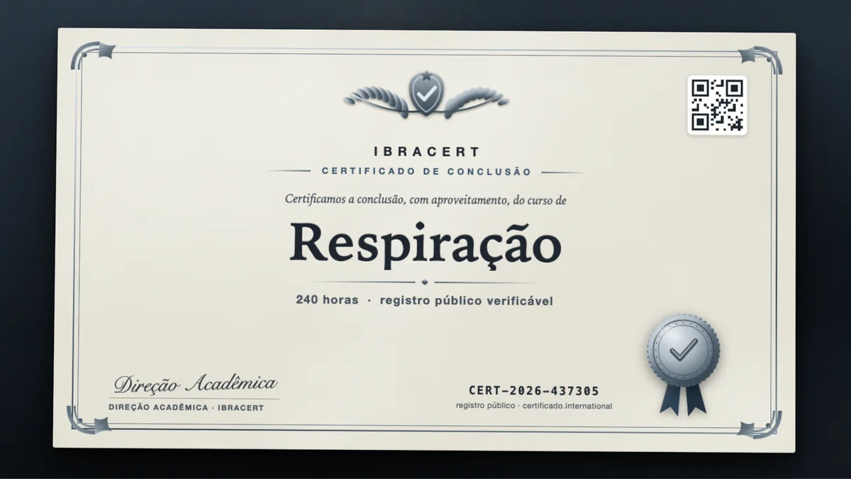 Capa do curso Respiração