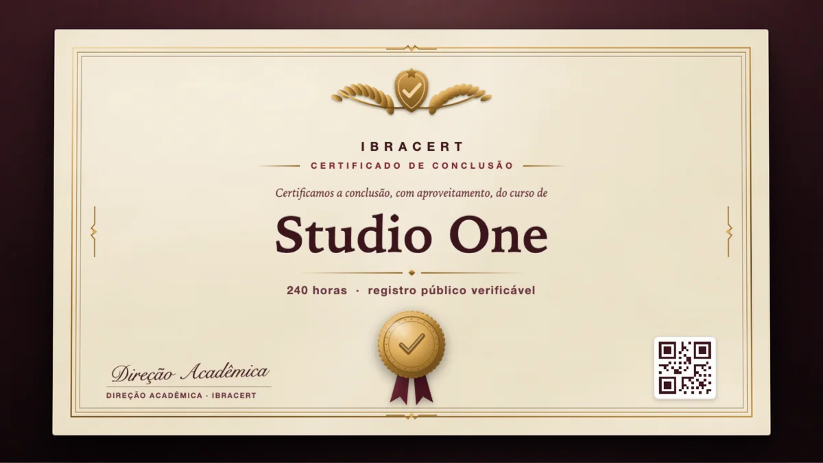 Capa do curso Studio One