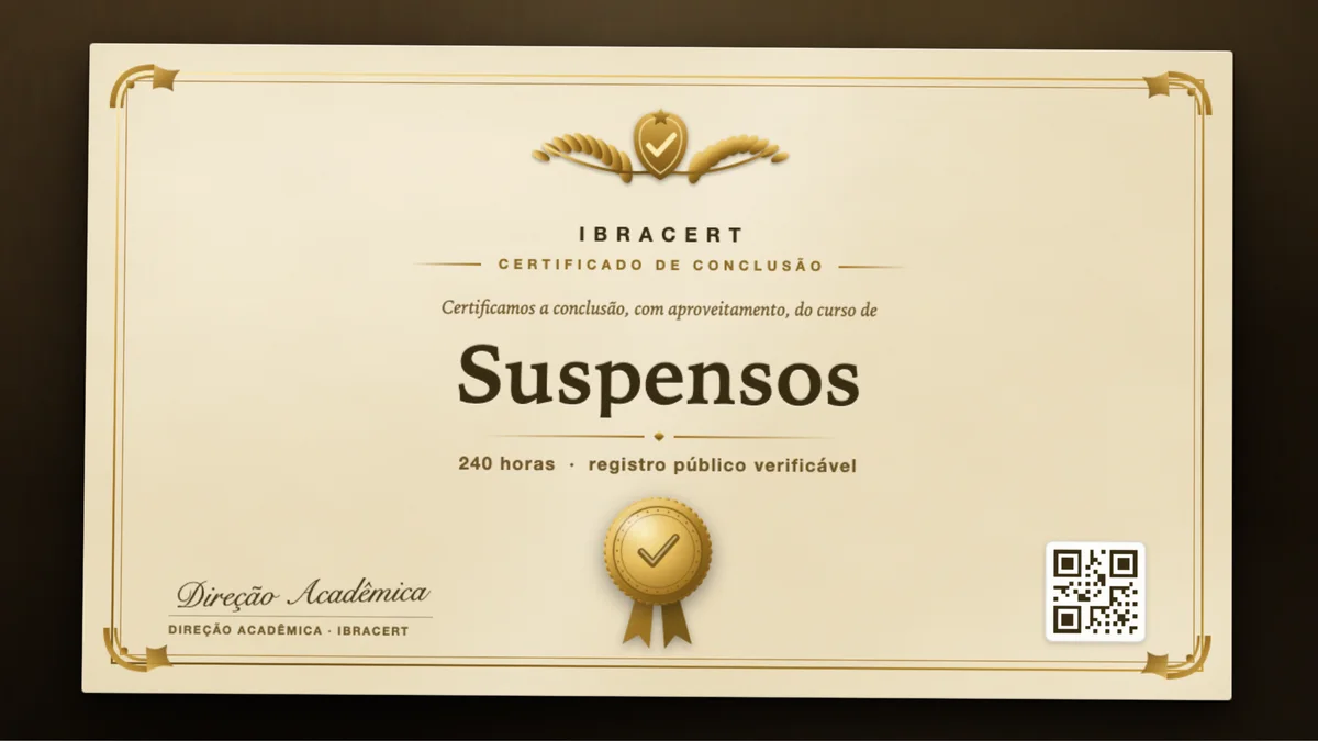 Capa do curso Suspensos