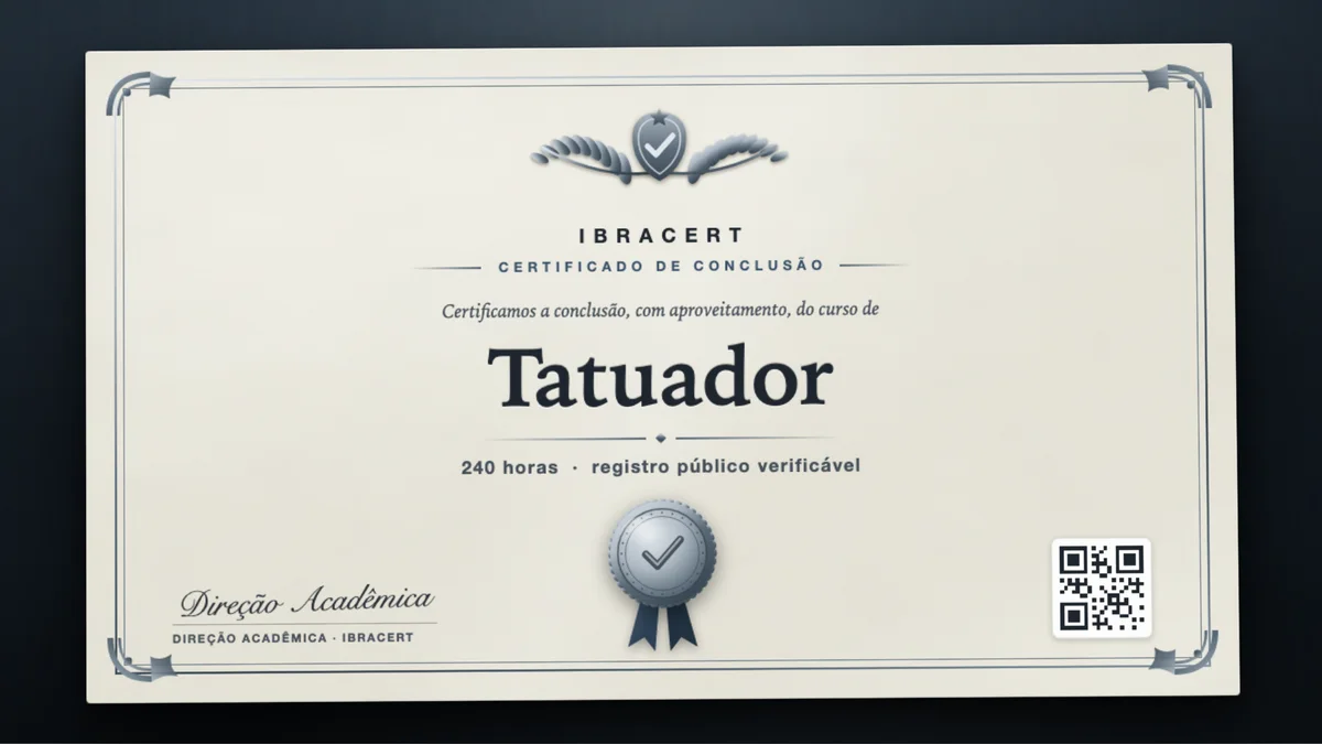 Capa do curso Tatuador